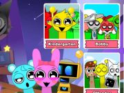 თამაში Incredibox Party Frozen Sprunki სცემეს  ონლაინ