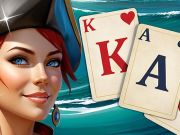 თამაში Solitaire Klondike Treasure Island ონლაინ