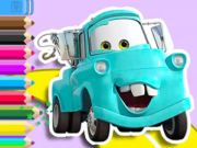 თამაში საღებარი წიგნი: Mater Cars  ონლაინ