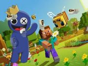 თამაში ცისარტყელა მეგობრები Minecraft დამალული Skibidi  ონლაინ