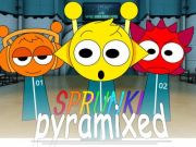 თამაში Sprunki pyramixed: squid თამაში  ონლაინ