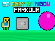 თამაში 2d Obby Rainbow Parkour  ონლაინ