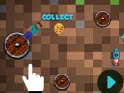 თამაში Mineblock Rotate and Fly Adventure  ონლაინ