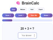 თამაში Braincalc ონლაინ