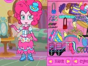 თამაში ჩემი პატარა Pony Equestria Girls Pinkie Pie Dress Up ონლაინ