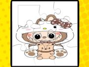 თამაში Labubu Jigsaw თავსატეხები საბავშვო თამაშისთვის ონლაინ