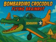 თამაში Bombardiro Crocodilo მფრინავი Brainrot ონლაინ