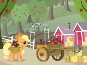 თამაში ჩემი პატარა პონი Applejack- ის ვაშლის მოსავალი ონლაინ