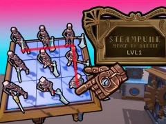 თამაში Steampunk Merge To Battle ონლაინ