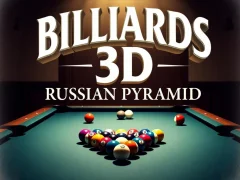 თამაში Billiards 3D Russian Pyramid ონლაინ