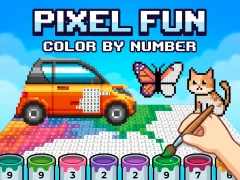 თამაში Pixel Fun Color By Number ონლაინ