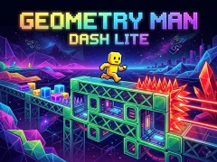 თამაში Geometry Man Dash Lite ონლაინ