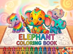 თამაში Elephant Coloring Book ონლაინ