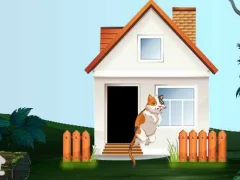 თამაში Curious Cat Escape ონლაინ