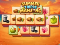 თამაში Summer Triple Mahjong ონლაინ