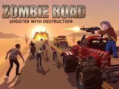 თამაში Zombie Road: Shooter with Destruction ონლაინ
