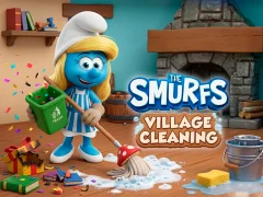თამაში The Smurfs Village Cleaning ონლაინ