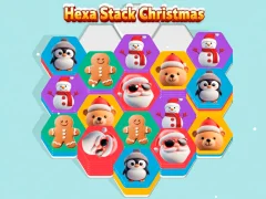 თამაში Hexa Stack Christmas ონლაინ