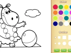 თამაში Baby Farm Animals Coloring Book for Kids ონლაინ