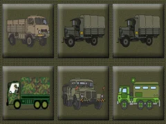 თამაში Army Trucks Memory ონლაინ