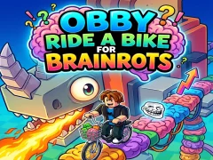 თამაში Obby Ride a Bike For Brainrots ონლაინ