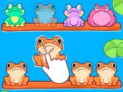 თამაში Sorting frogs ონლაინ