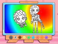 თამაში Coloring Book: Kpop Rumi ონლაინ