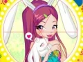 თამაში Winx bunny style: Round Puzzle ონლაინ
