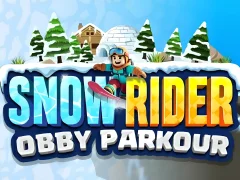 თამაში Snow Rider Obby Parkour ონლაინ