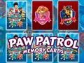 თამაში Paw Patrol Memory Cards ონლაინ