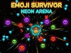 თამაში Emoji Survivor - Neon Arena ონლაინ