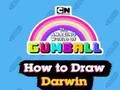 თამაში The Amazing World of Gumball How to Draw Darwin ონლაინ