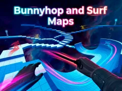 თამაში Bunnyhop and Surf Maps ონლაინ
