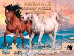 თამაში Animals Jigsaw Puzzle Horses ონლაინ