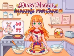 თამაში Diary Maggie Making Pancake ონლაინ