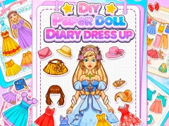 თამაში Diy Paper Doll Diary Dress Up ონლაინ