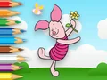 თამაში Coloring Book: Piglet Holds Toy Windmill ონლაინ