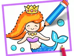 თამაში Toddler Drawing: Mermaid ონლაინ