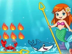 თამაში Princess vs Shark ონლაინ