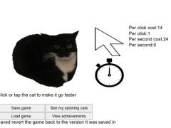 თამაში Spinning Cat Clicker ონლაინ