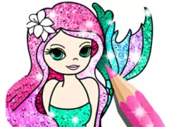 თამაში Coloring Book: Little Mermaid ონლაინ