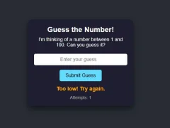 თამაში Number Guessing ონლაინ