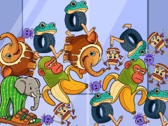 თამაში Italian Brainrot: Animals Merge Puzzle ონლაინ