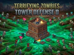 თამაში Terrifying Zombies Tower Defense II ონლაინ