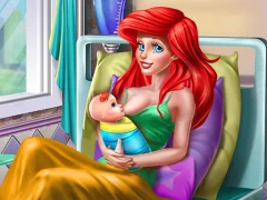 თამაში Princess Mermaid Mommy Birth ონლაინ