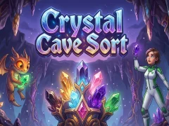 თამაში Crystal Cave Sort ონლაინ