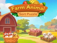 თამაში Farm Animal Sort Puzzle ონლაინ