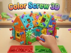 თამაში Color Screw 3D ონლაინ