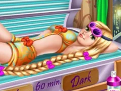 თამაში Goldie Princess Tanning ონლაინ
