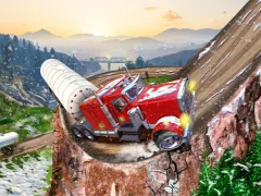 თამაში Semi Truck Snow Simulator ონლაინ